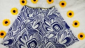 🌻 Cabi (Sz 10) Blue Lombard Skirt Style #470